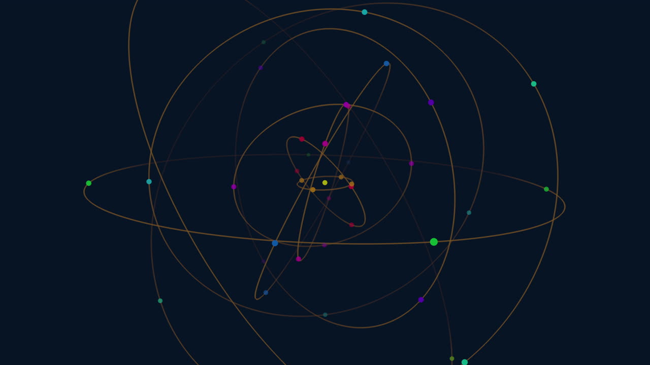태양계는 행성과 도의 다이어그램을 공개했습니다.