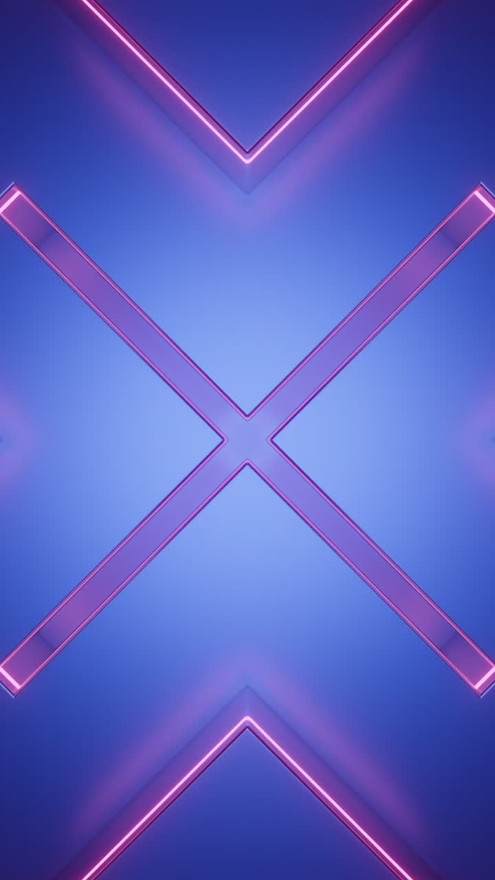 fondo geométrico de neón abstracto