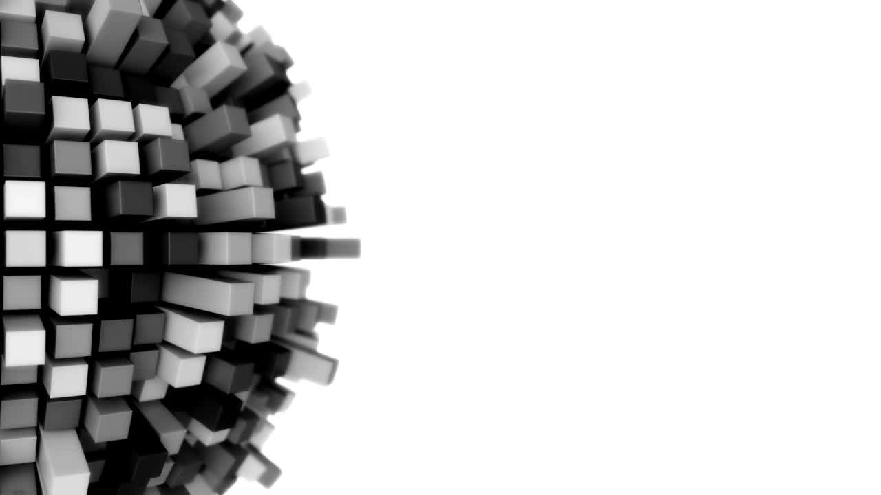 esfera de la tecnología abstracta 4k.