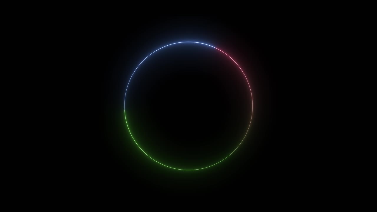 Abstract digital energy sphere ring connecting dots lines wireframe technology waves of magical big