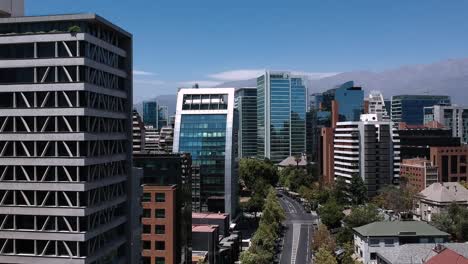 Aerial-footage-moving-fast-trough-buildings