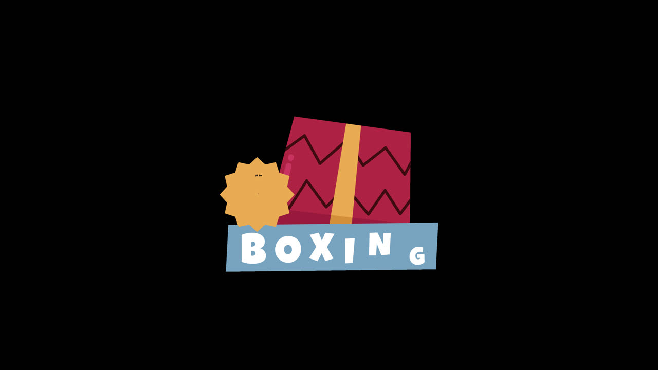 promoción de las ventas del día del boxeo