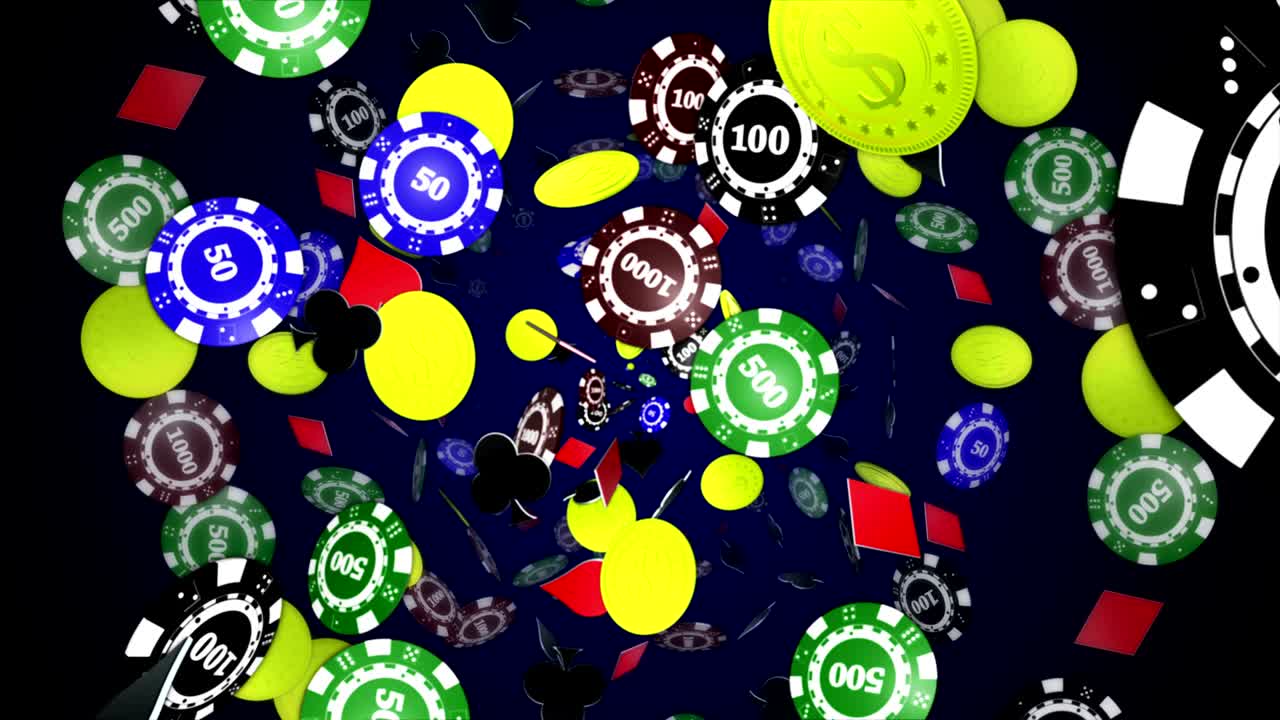 포커  애니메이션, 배경, 렌더링, 루프