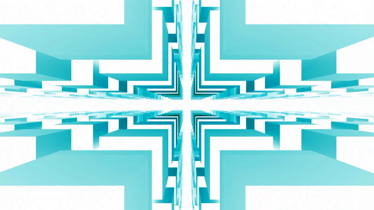 patrón geométrico abstracto con cubos azules claros