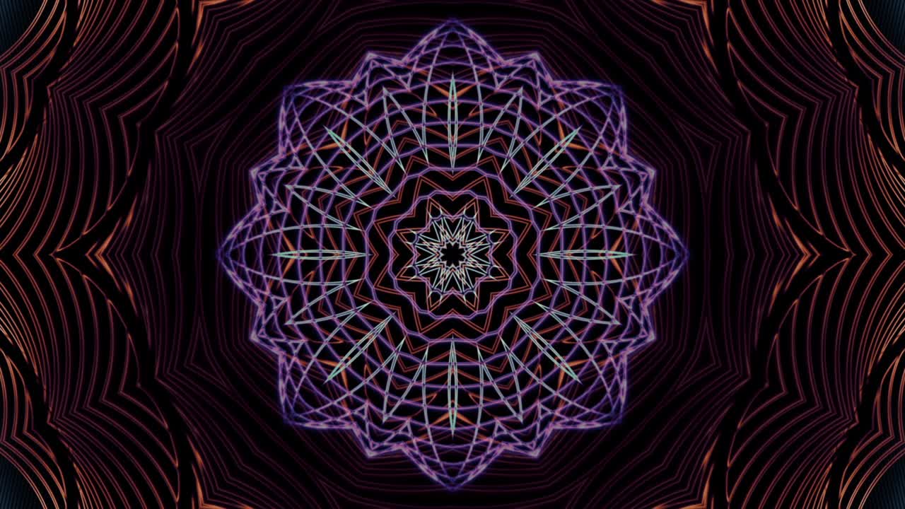 arte fractal del bucle islámico