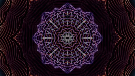 arte fractal del bucle islámico