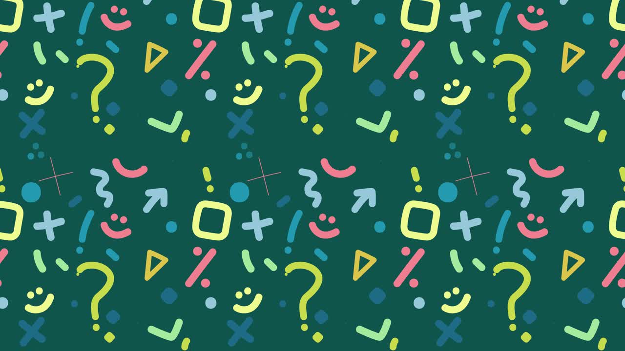 Geometric Shape Green Background