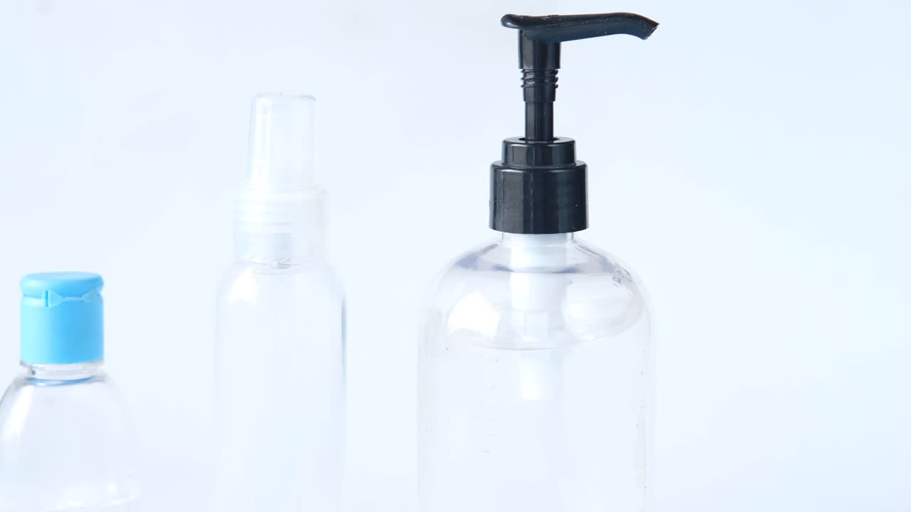 Hand Sanitizer Bottles and Spray