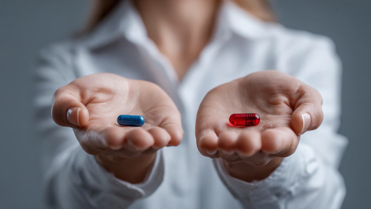 A Choice Between Blue and Red Capsules: Symbolizing Dilemmas and Decisions in a Conceptual Representation of Alternative Paths