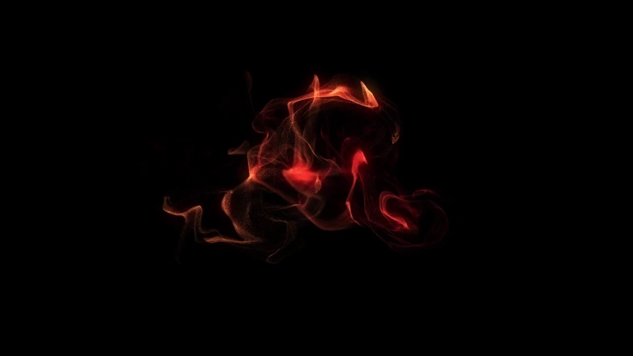 Abstract Fire and Smoke Visual Effects