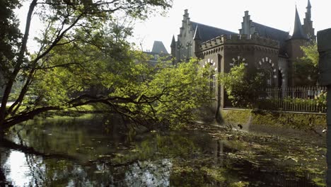 Castillo-De-Apilamiento,-Boxtel,-Brabante-Septentrional,-Países-Bajos---Monumentos-Nacionales