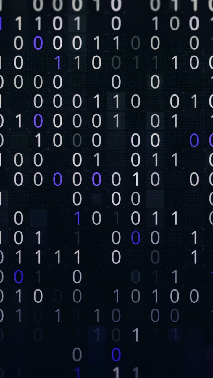 Fondo de código binario