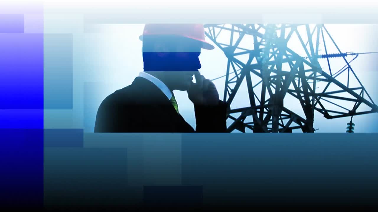 montaje de la industria abstracta