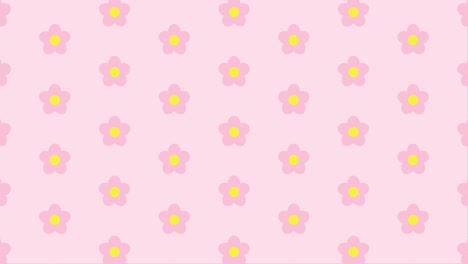 simple and cute flower background animation