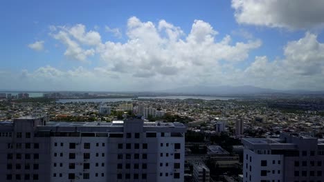 Droning-towards-two-condos-revealing-Santurce-Puerto-Rico