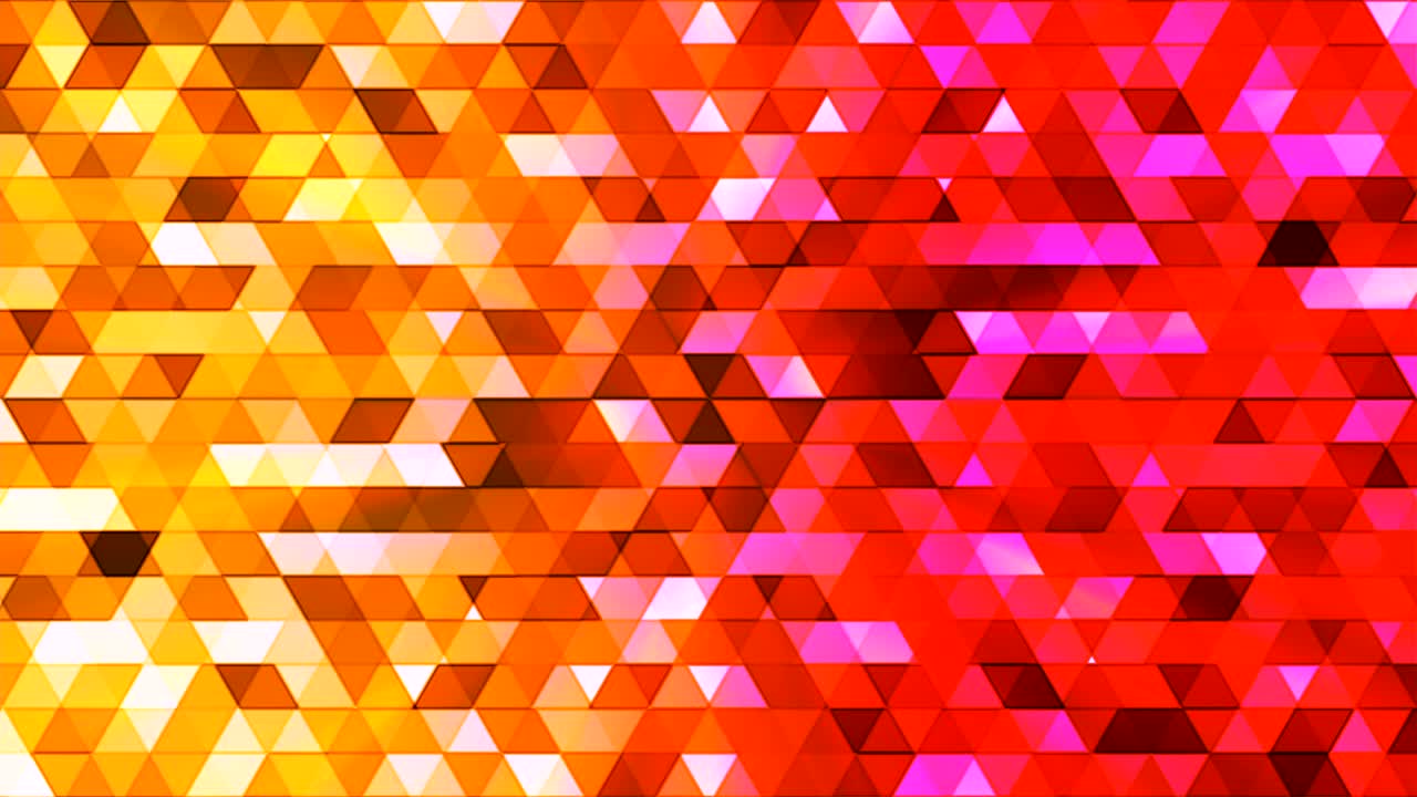 Broadcast Twinkling Polygon Hi-Tech Triangles, Multi Color, Abstract