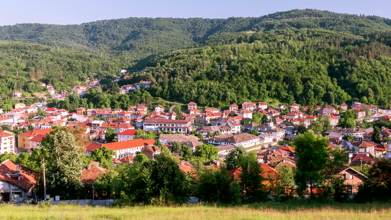 Tryavna Bulgaria Time Lapse Zoom 4k