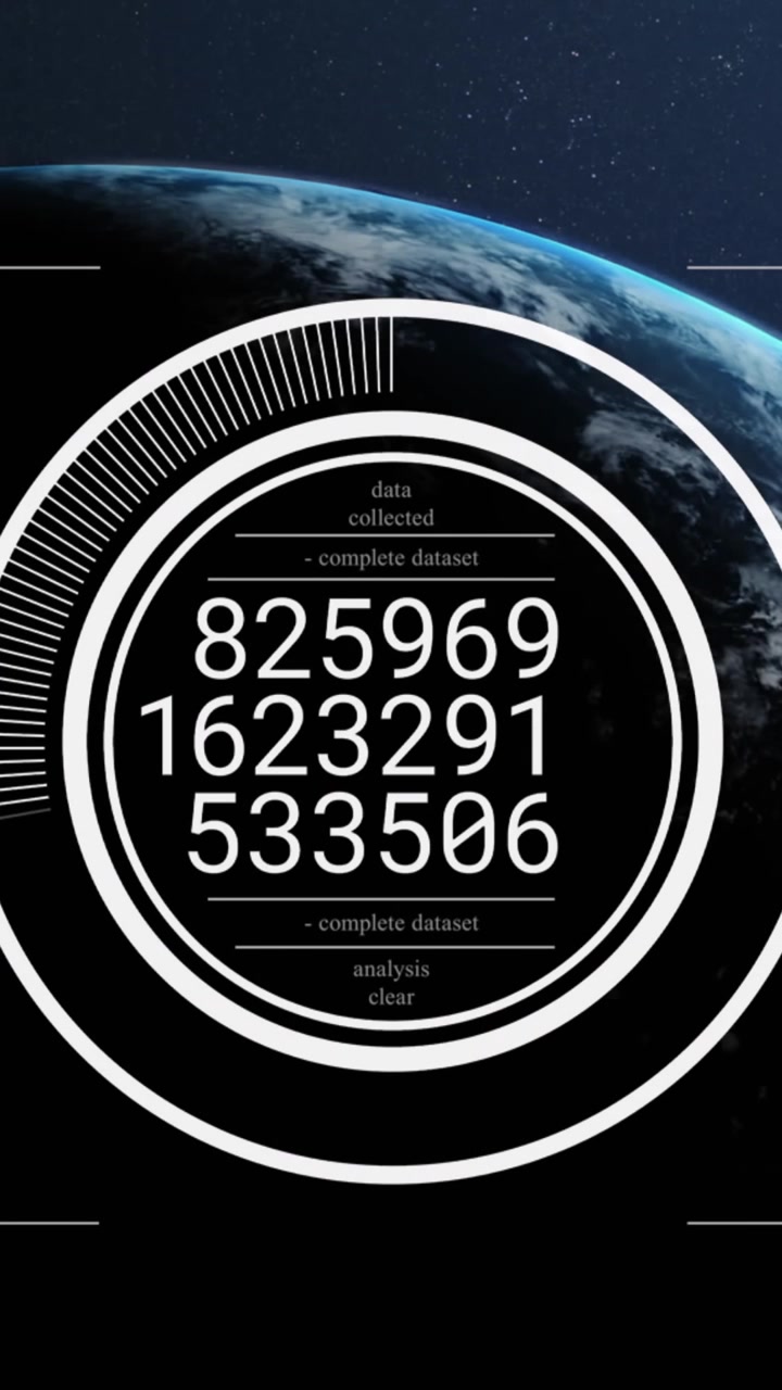 Animation of scope scanning and data processing over globe