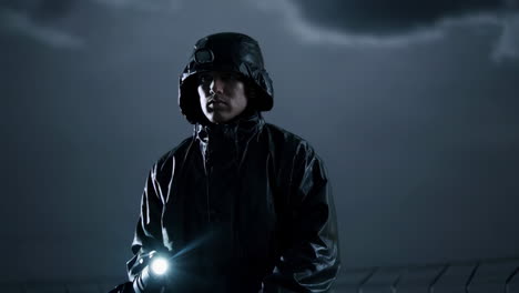 night storm emergency response