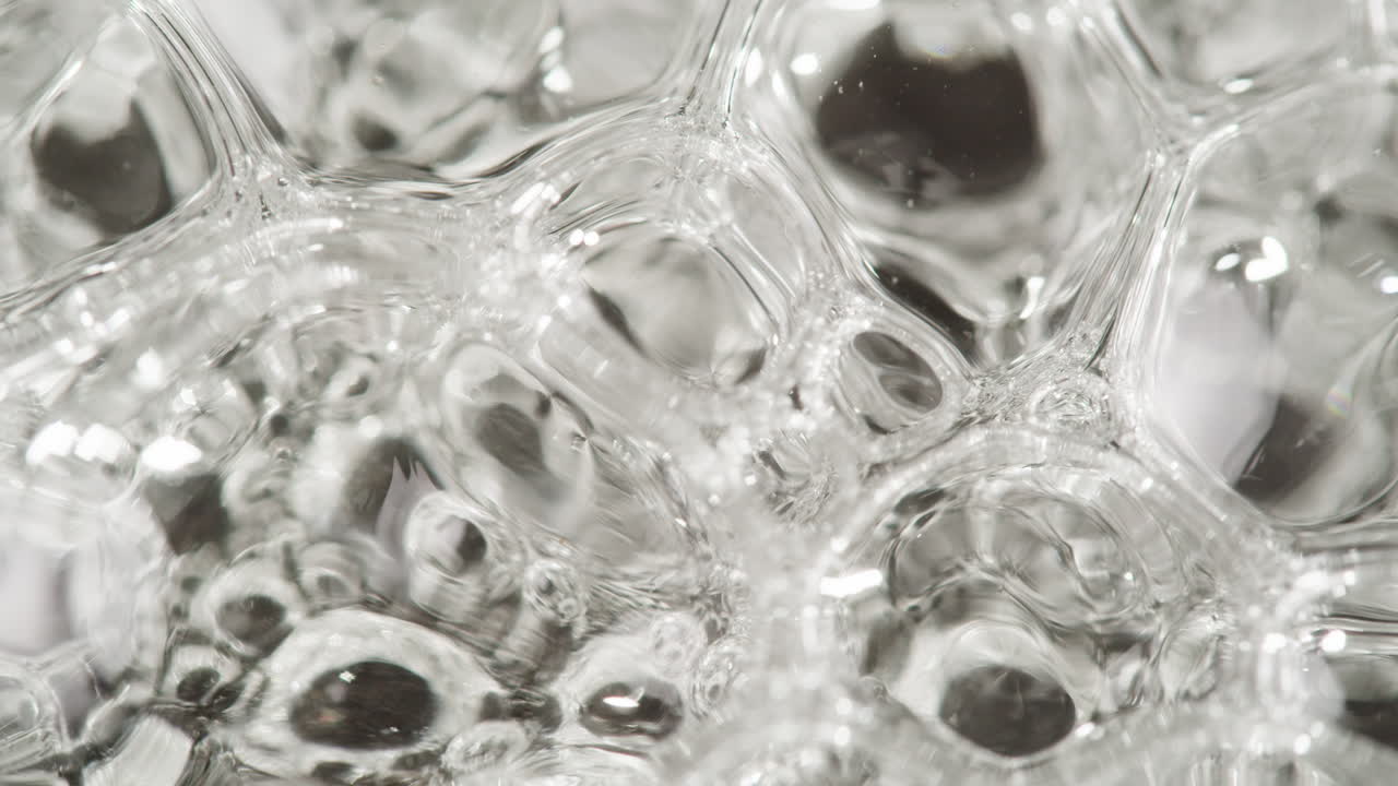 추상적인 물 거품