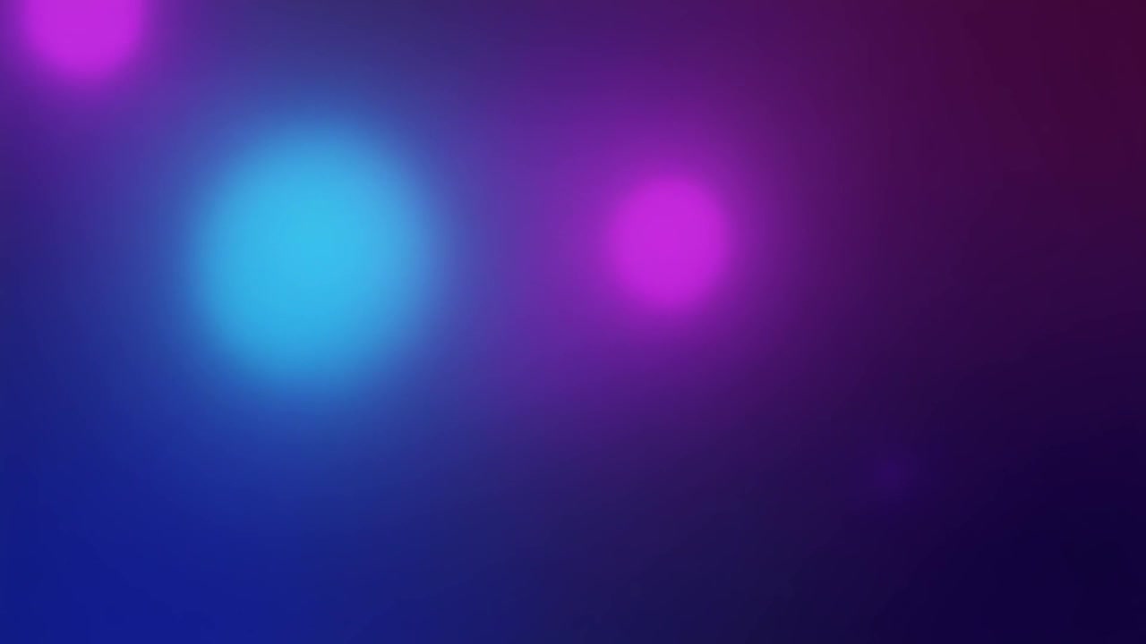 Abstract Background with Floating Blue and Pink Glowing Orbs