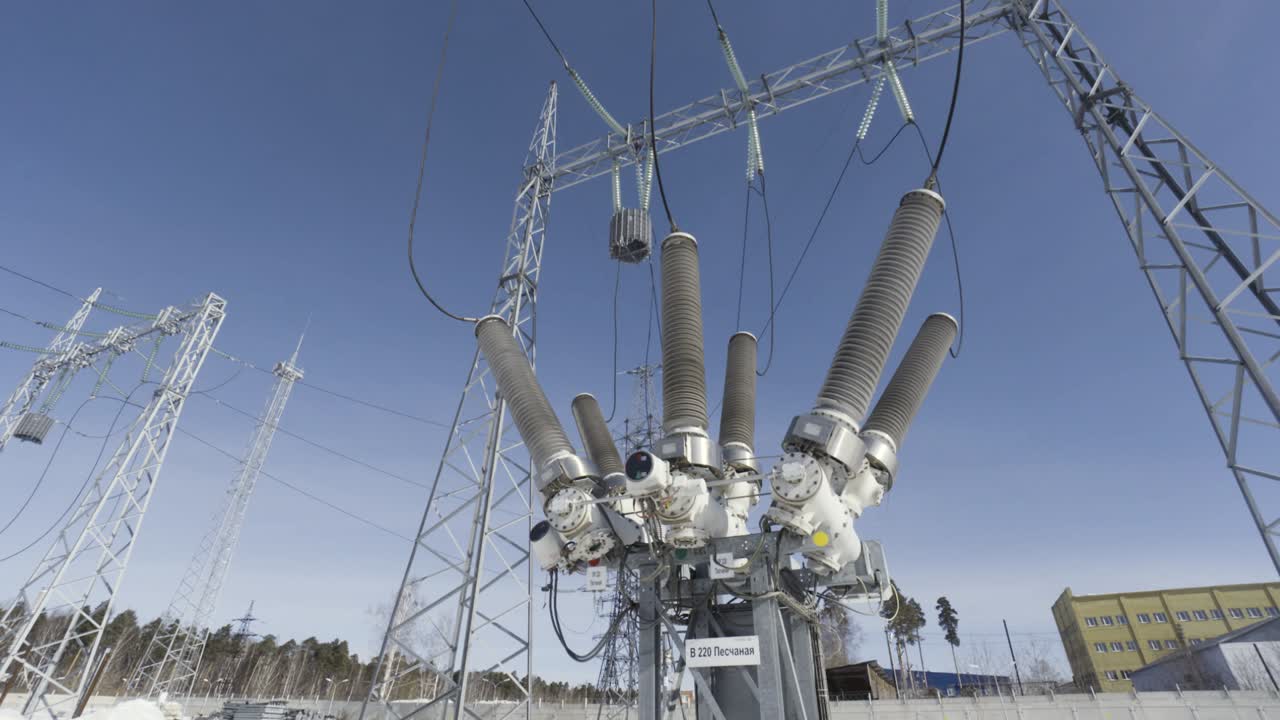 High-voltage Electrical Substation