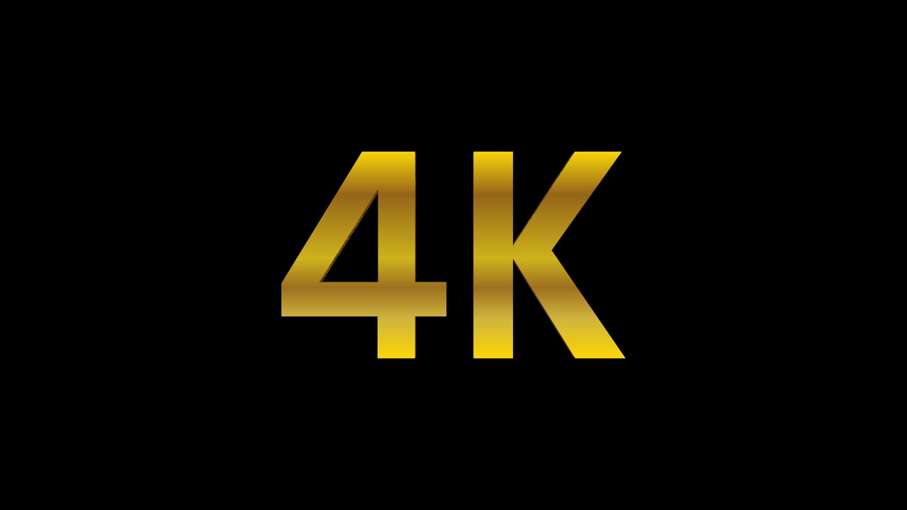 3D Roterende Gull 4K Logoanimasjon