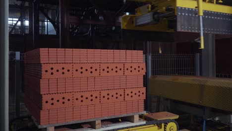 automated brick handling in a factory