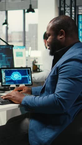 vertical video business specialist engages with ai big data and predictive analytics