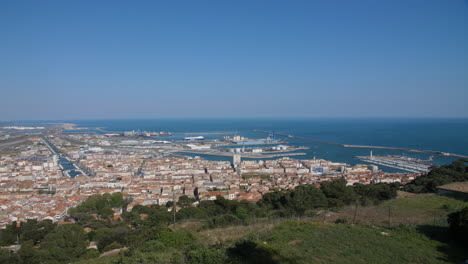 Sete-from-the-Mont-Saint-Clair-large-panoramic-view-mediterranean-sea-and-port