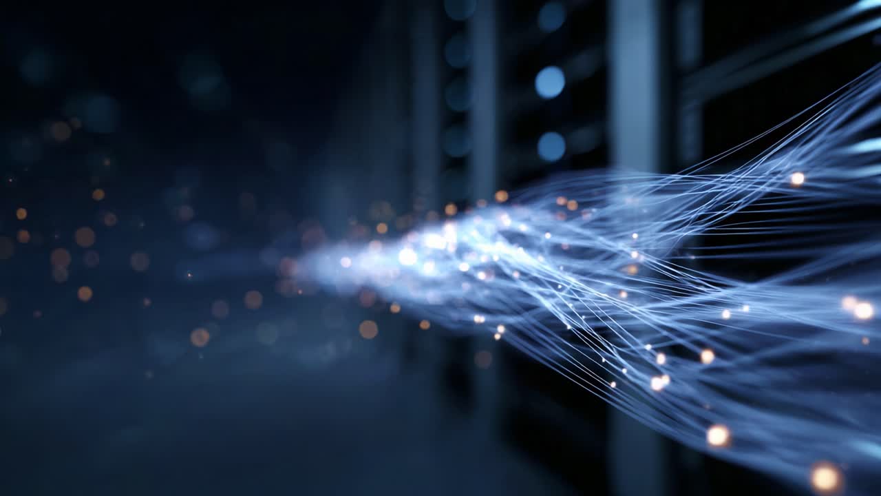 Flowing Digital Data Streams: A Visual Representation of Technology, Connectivity, and Information Transfer in a Networked Environment