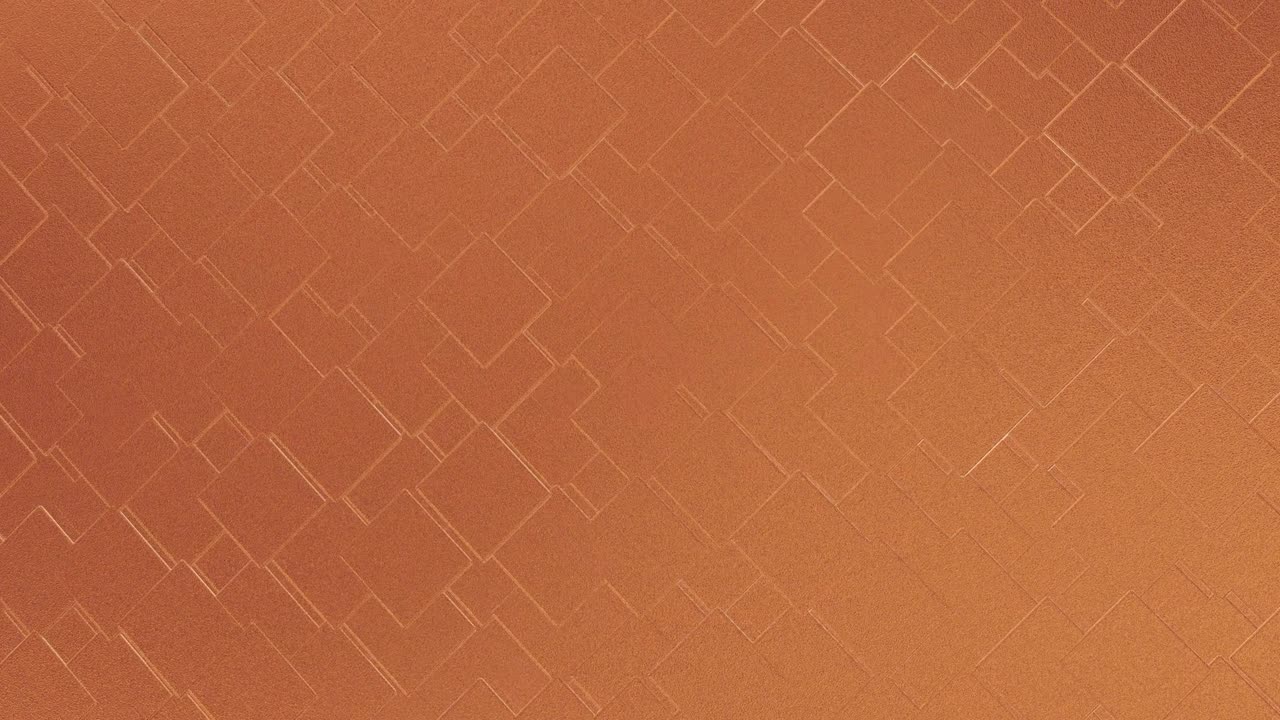 추상적인 기하학적 장미 황금 배경 포일 타일 텍스처 원활한 루프 배경 3d 렌더링