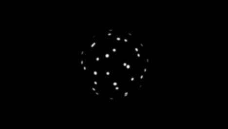 abstract background with rotating ball