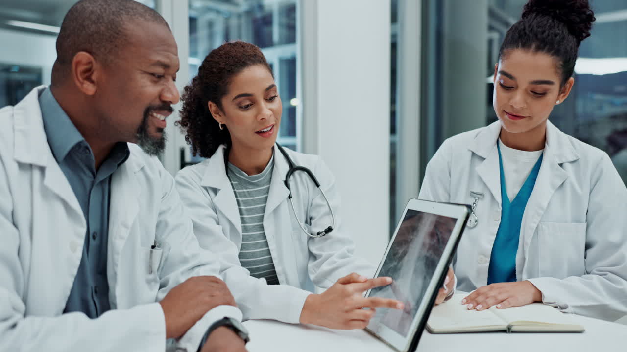 Doctors collaborating on patient care