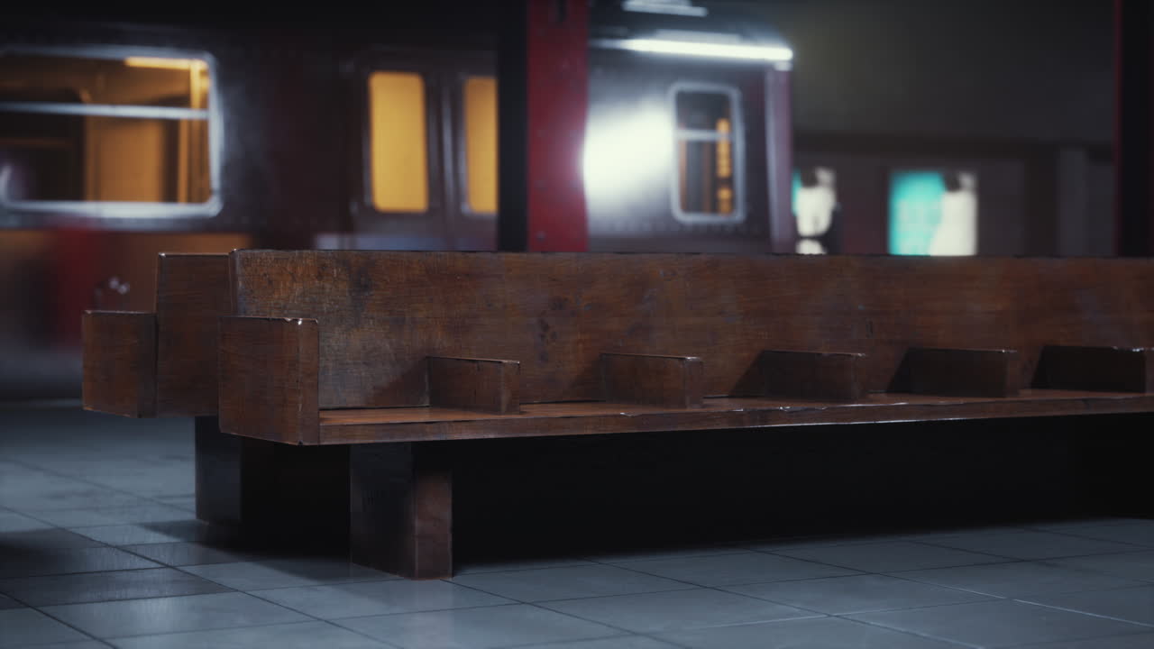 estación de tren vacía durante la pandemia de covid-19