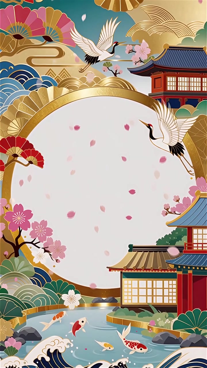 Sfondo Animato Cultura Giapponese 4K
