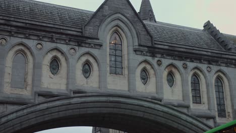 close up shot of the cathedral bridge in dublin city, ireland