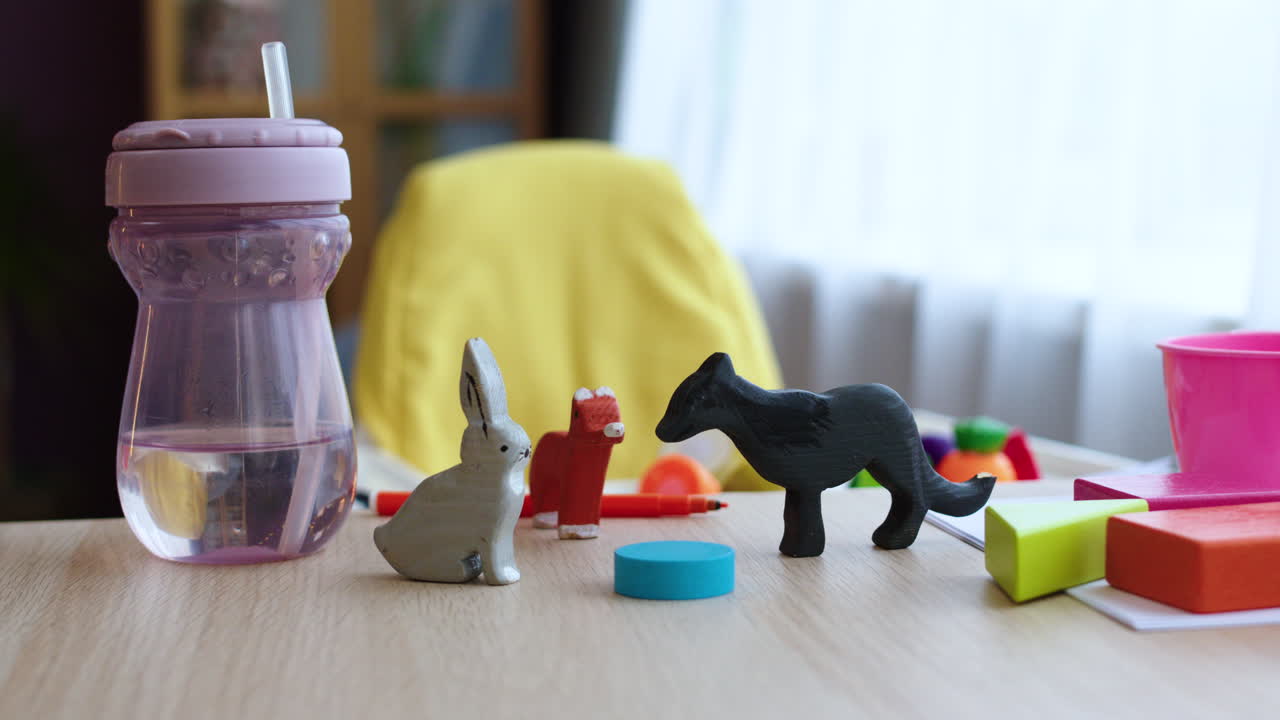 близкий вид игрушек