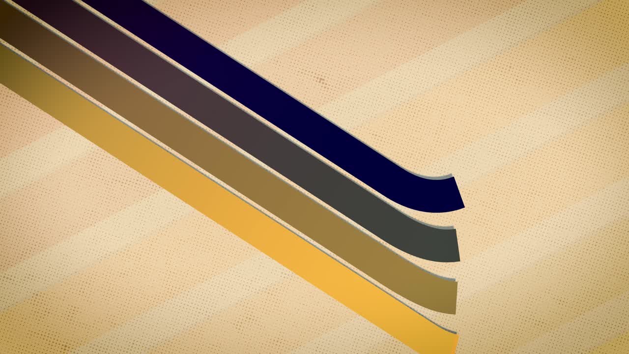 Vibrant retro background with curving lines in a warm to cool gradient. Subtle texture adds vintage feel. Dynamic abstract design for music, technology, or web.