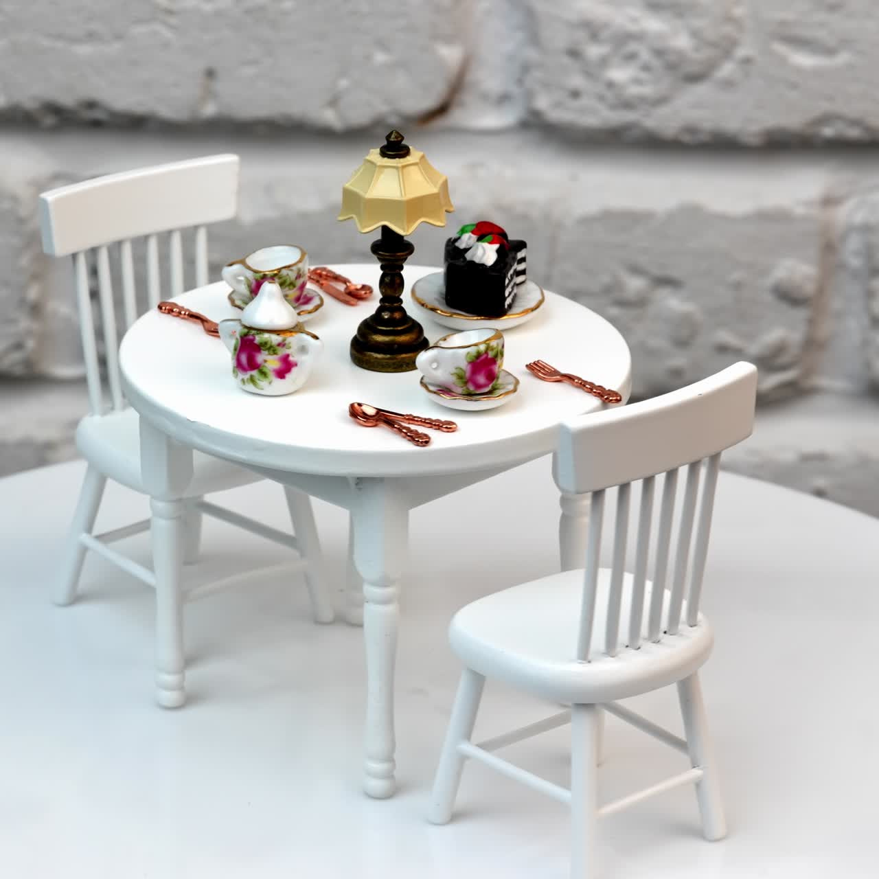 Small wooden toy furniture