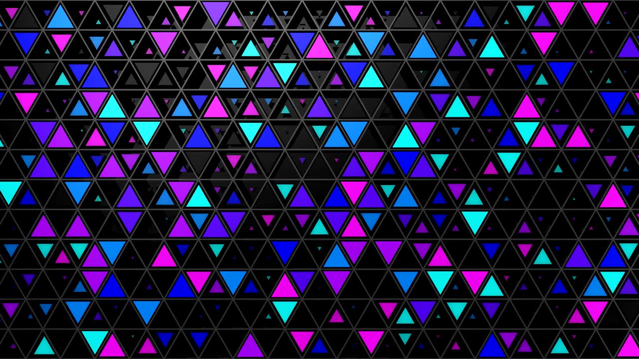 el fondo de los triángulos