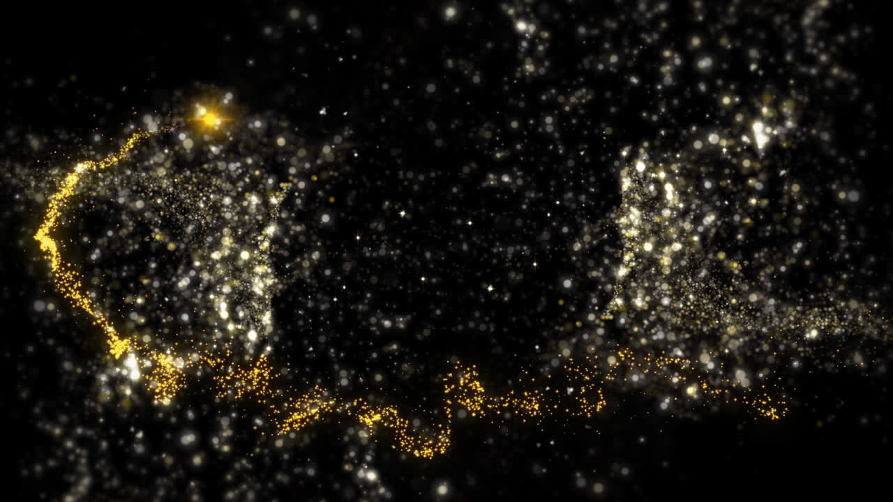 Premium stock video - Magic sparkle particle glitters trail loop ...