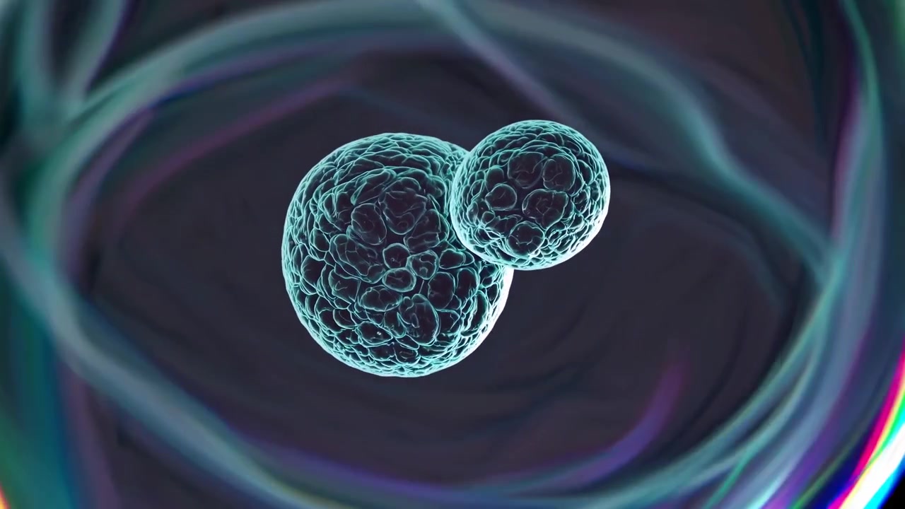 3D Animation of a Cell Dividing by Budding