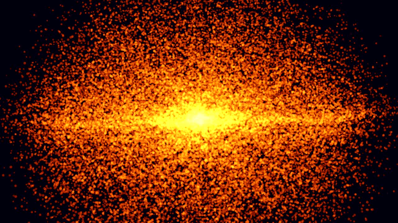 animación de fuego apocalíptico futurista