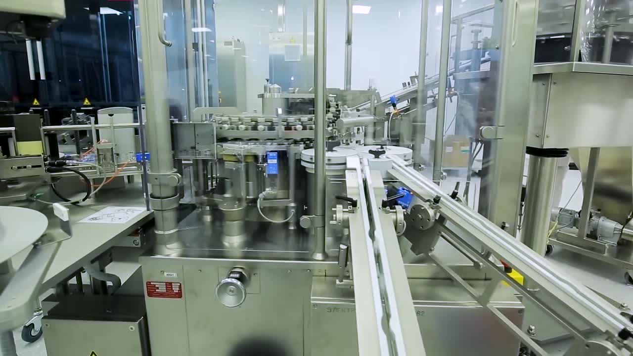 Automated Packaging Production Line in a Modern Facility