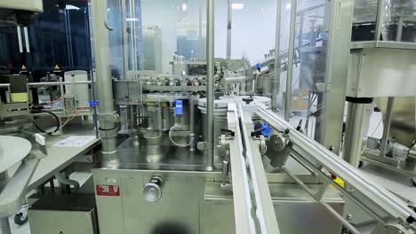 automated packaging production line in a modern facility