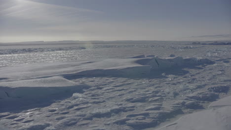 vast frozen landscape of ice and snow