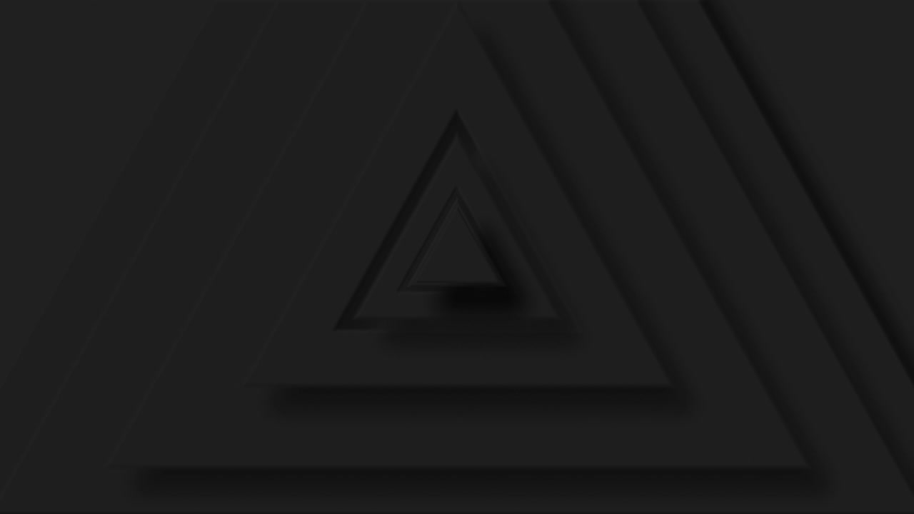 анимация слоев черного треугольника, пульсирующих на черном фоне