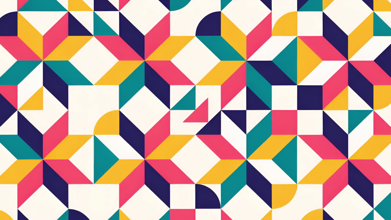 Vibrant Geometric Abstract Pattern Background