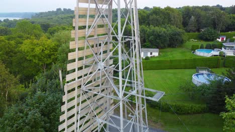 tall navigational tower structure for boats on the st